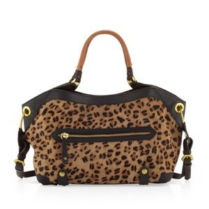 💯 Authentic orYANY Kelley Leopard-Print Satchel